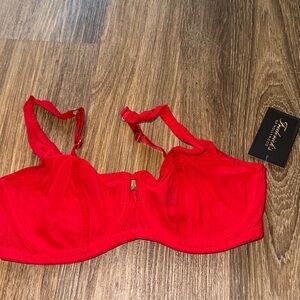 Frederick’s of Hollywood 32D red Jess Jolie new with tags NWT